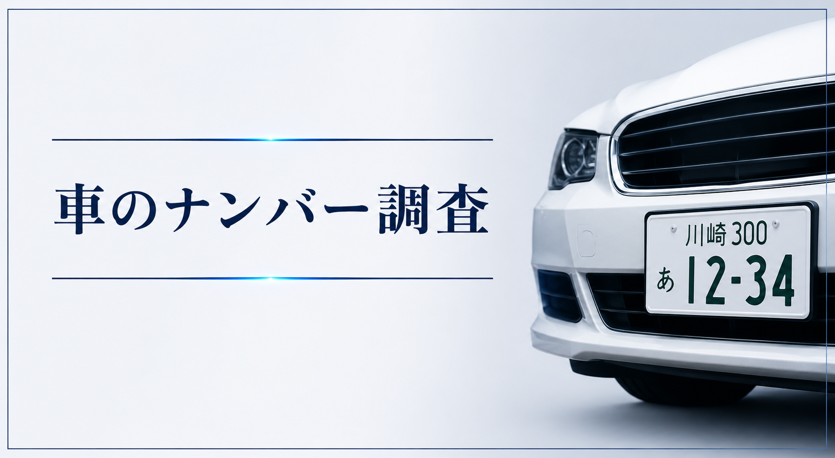 ナンバー調査